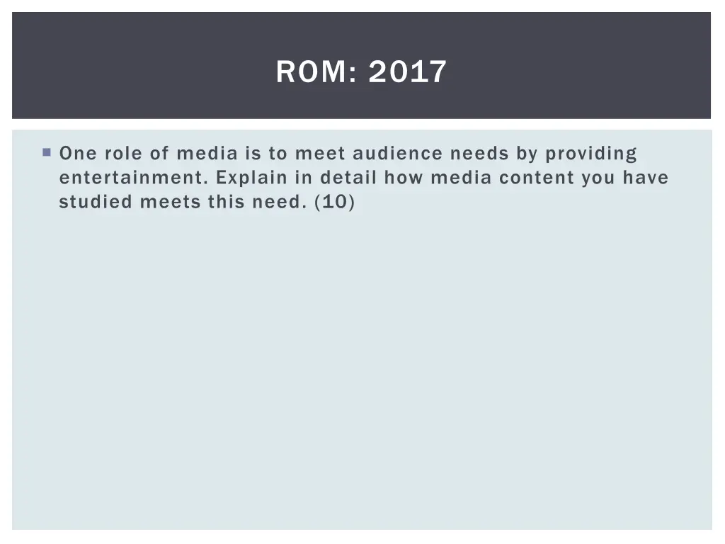 rom 2017