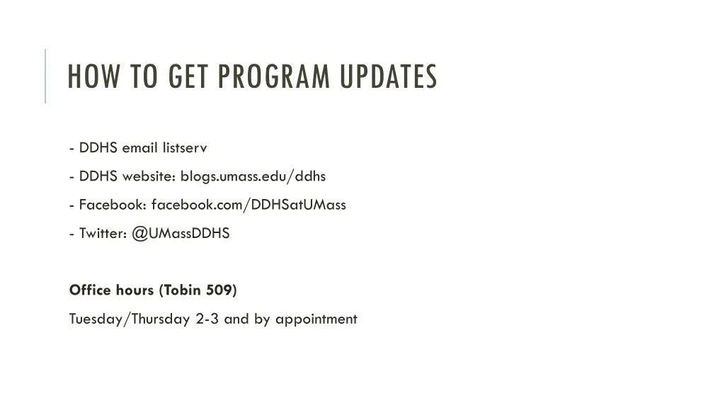 how to get program updates