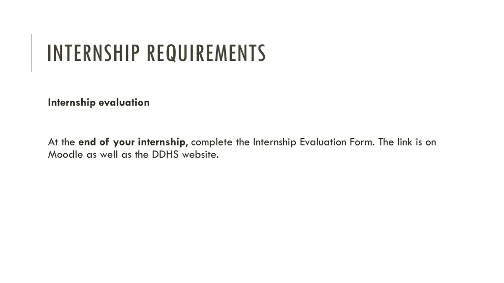 internship requirements 2