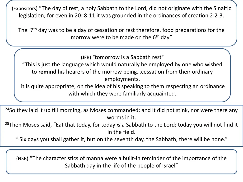 expositors the day of rest a holy sabbath
