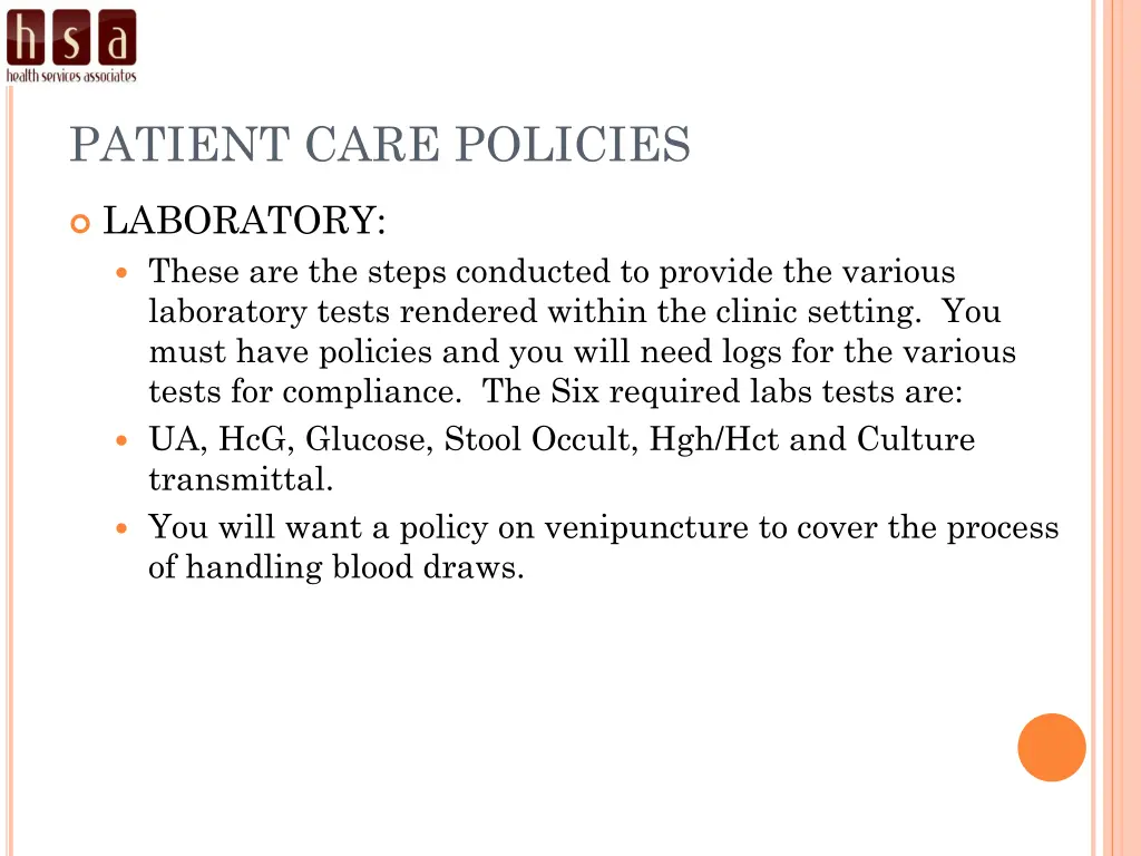 patient care policies 1