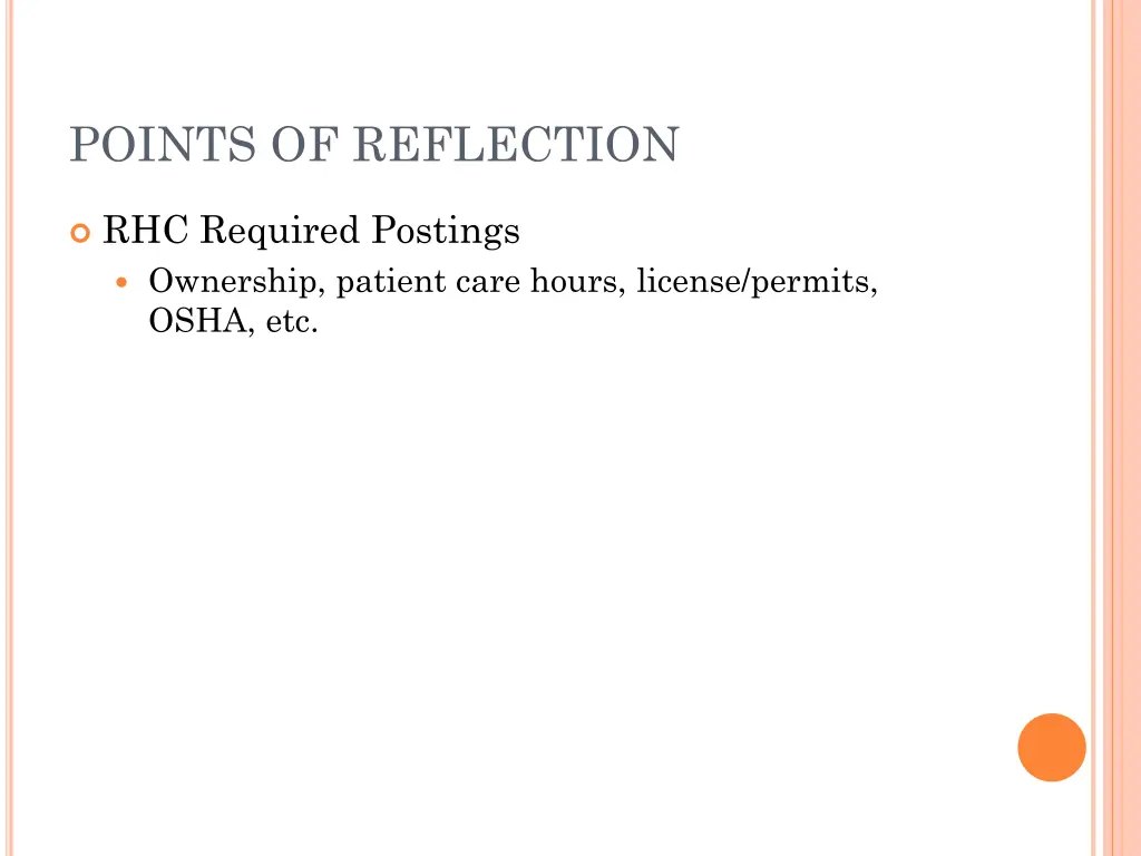 points of reflection 3