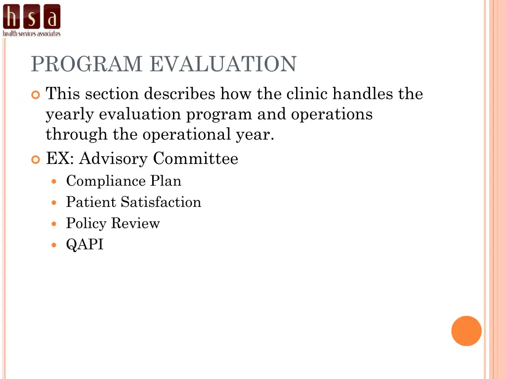 program evaluation