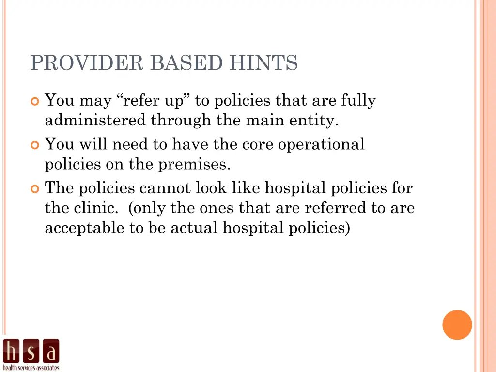 provider based hints