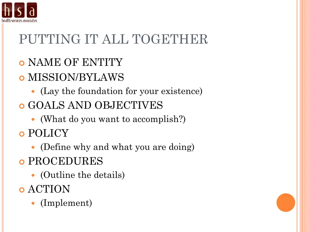 putting it all together