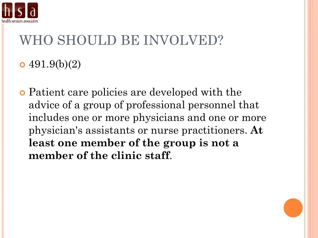 who should be involved 2