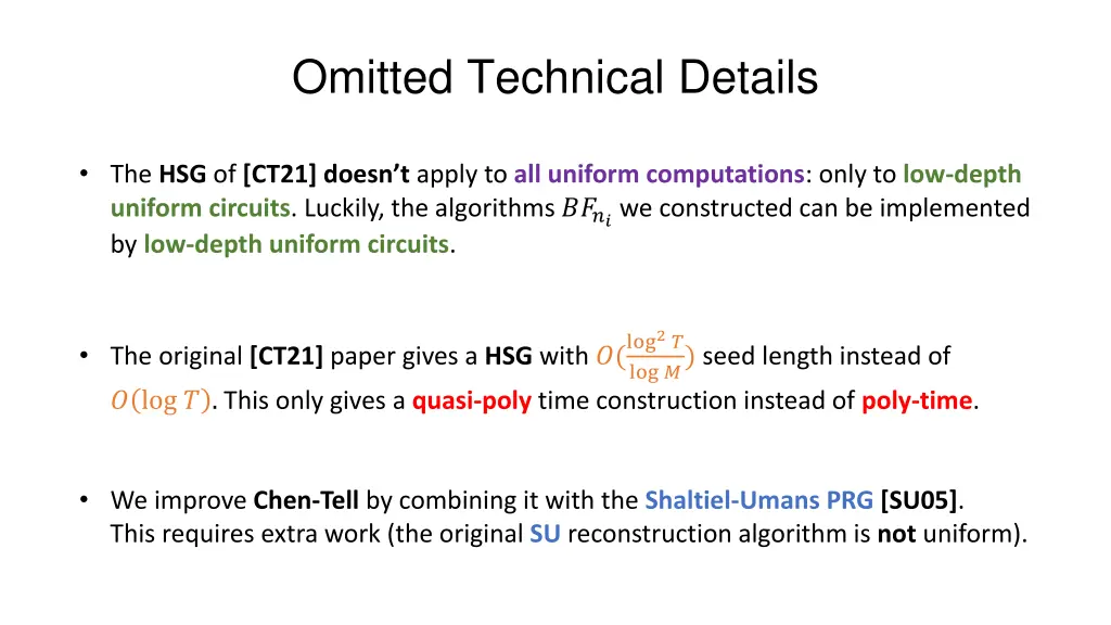 omitted technical details