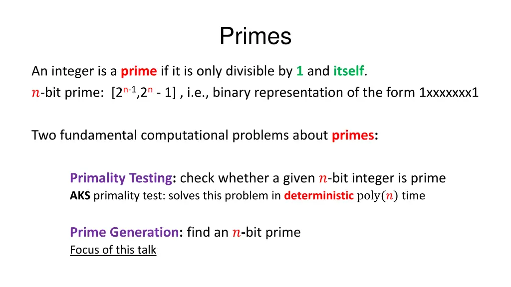 primes