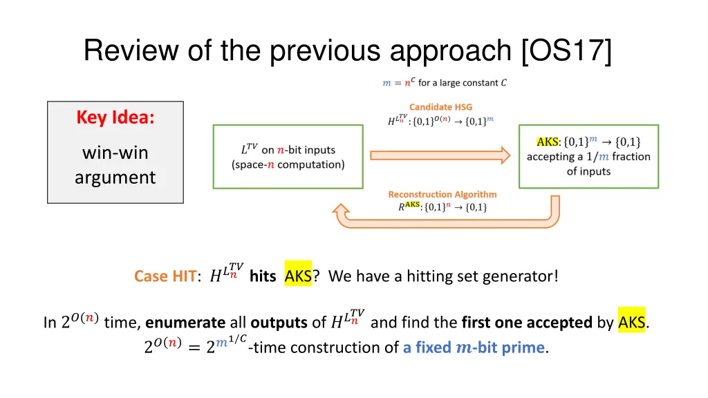 review of the previous approach os17 1
