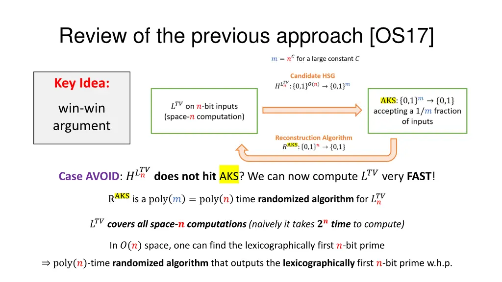 review of the previous approach os17 2