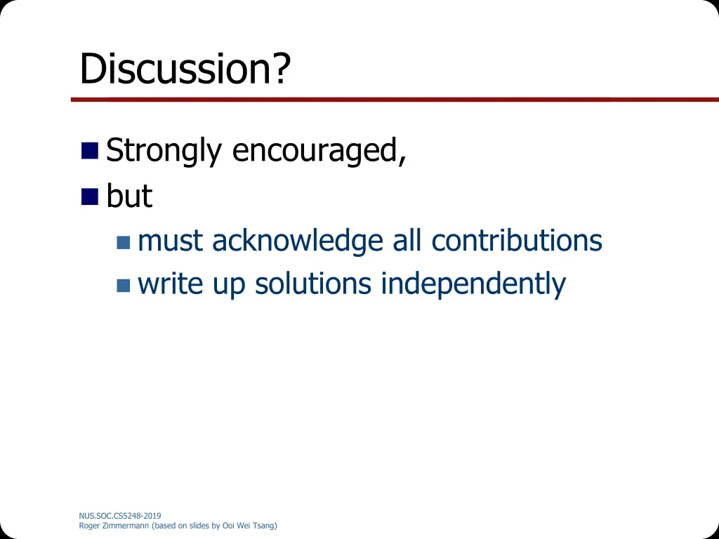 discussion