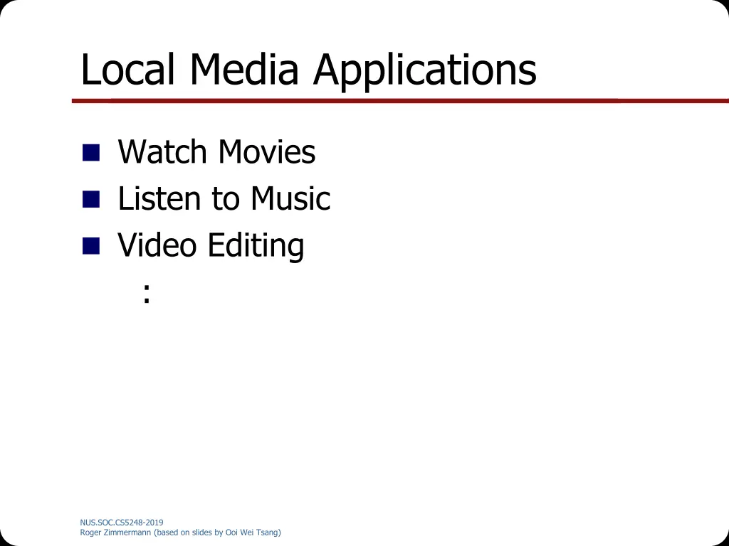 local media applications