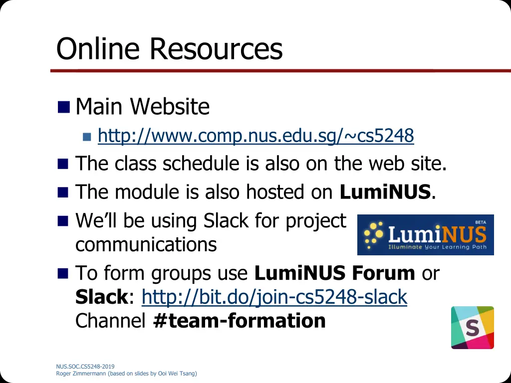 online resources