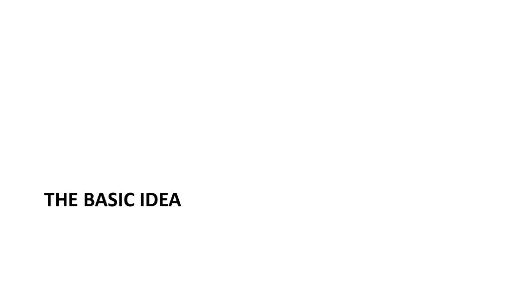 the basic idea
