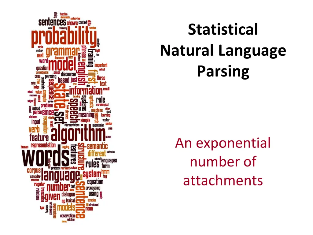 statistical natural language parsing 4