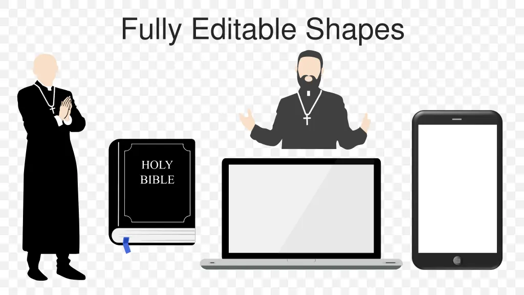 fully editable shapes 1