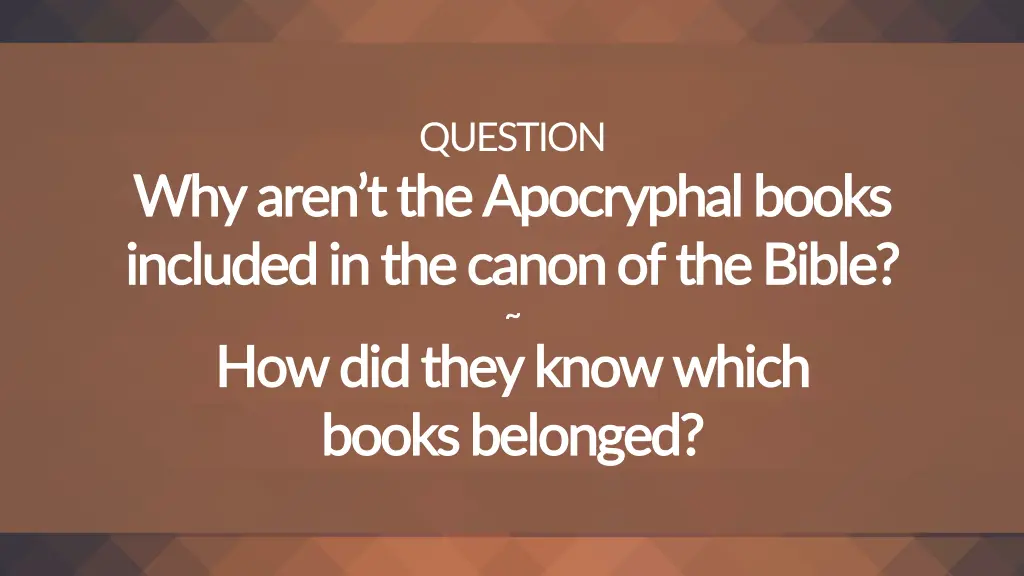 question