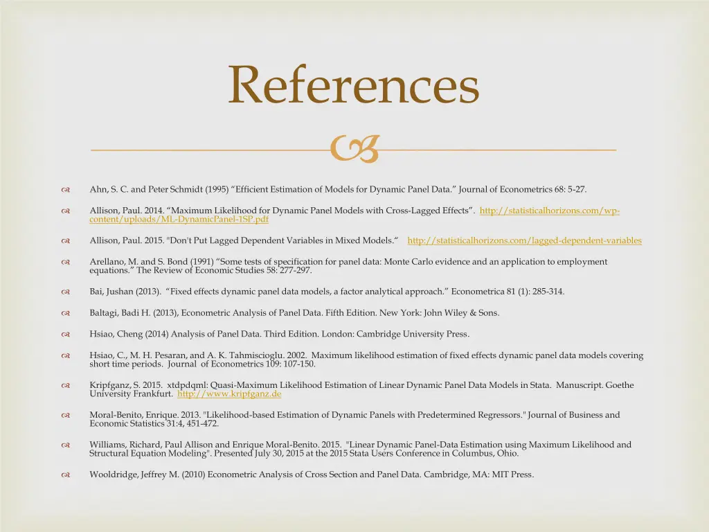 references