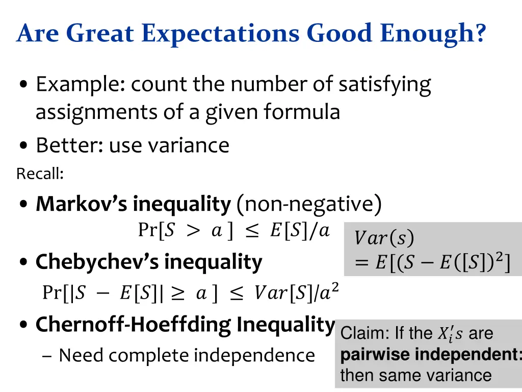 are great expectations good enough