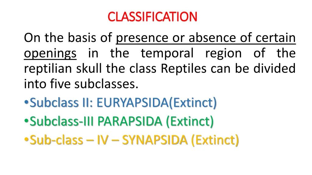 classification classification