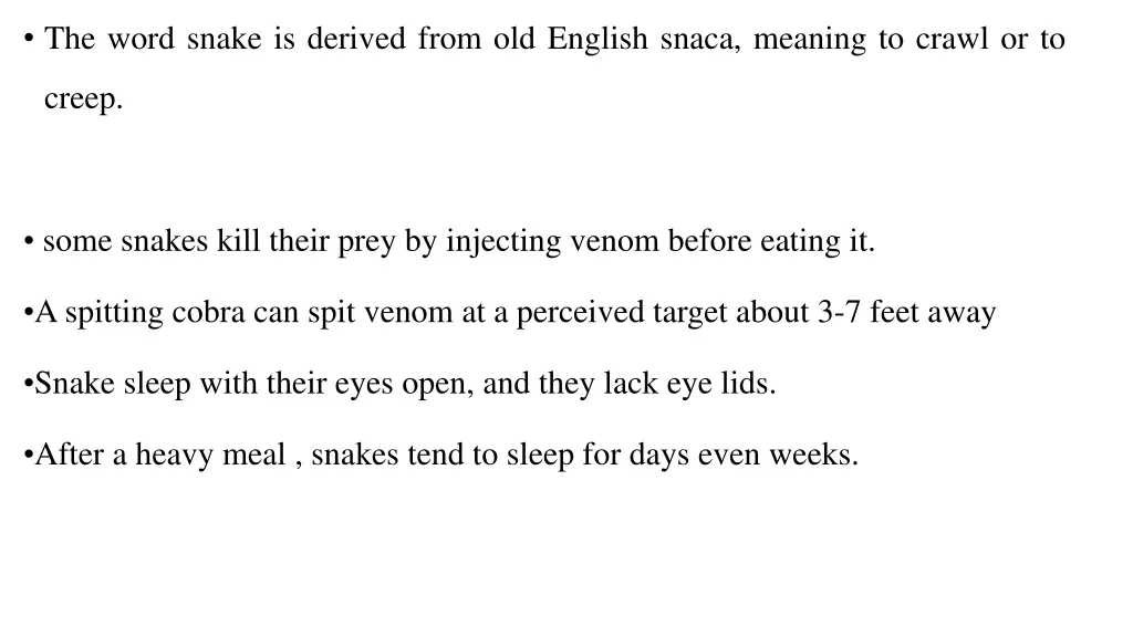 the word snake is derived from old english snaca