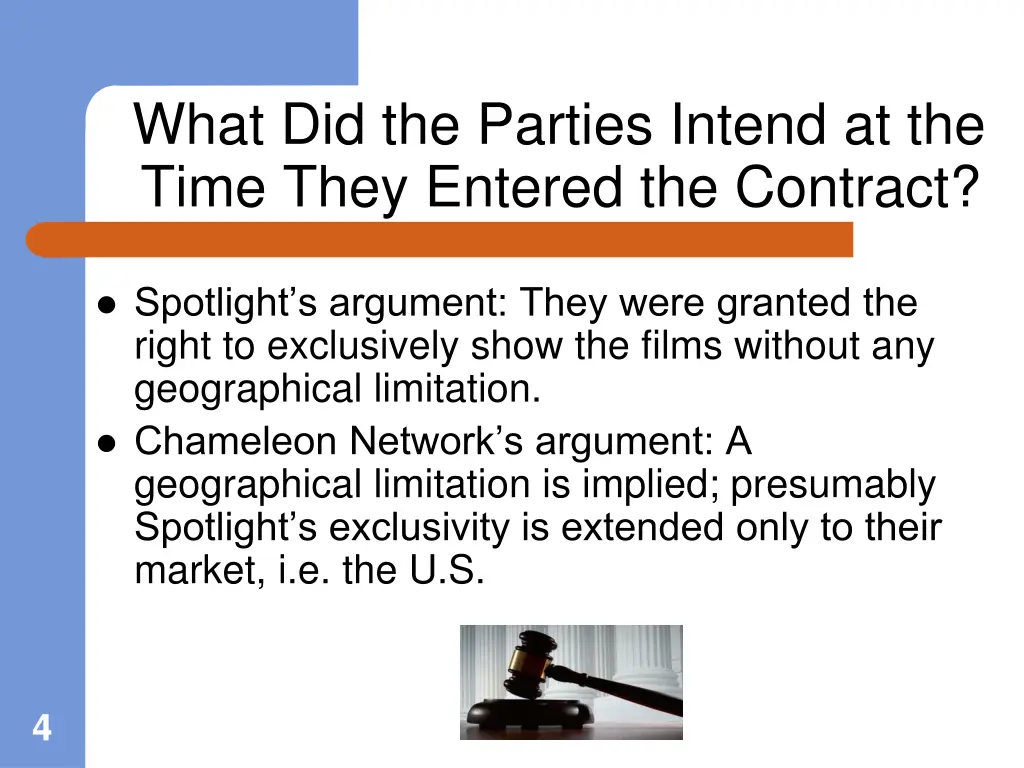 what did the parties intend at the time they