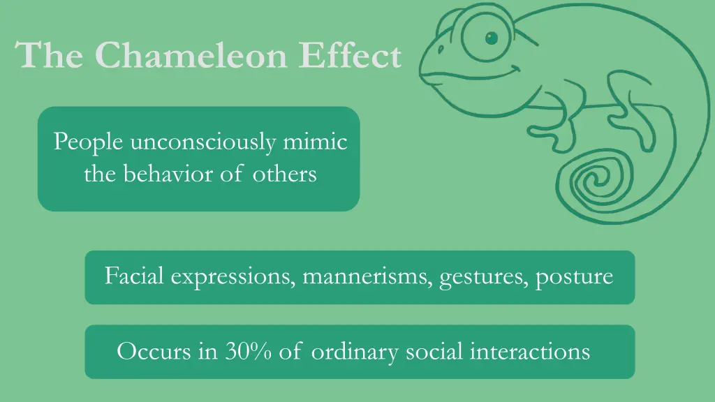 the chameleon effect