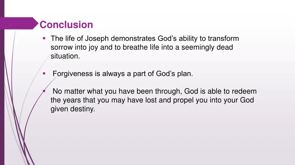 conclusion