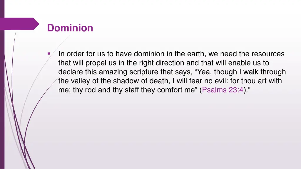 dominion