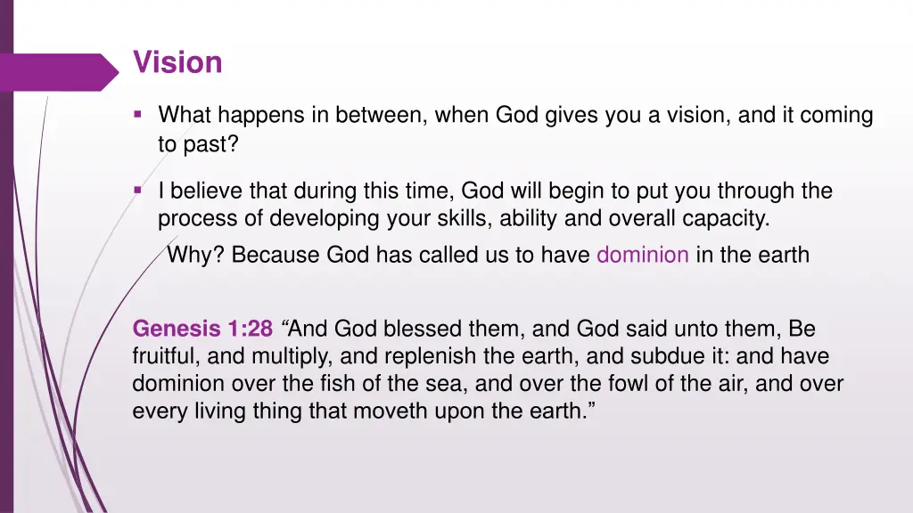 vision