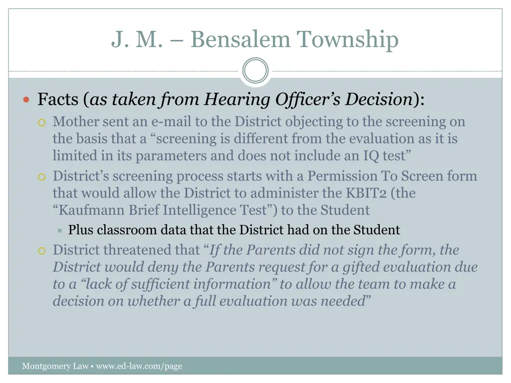 j m bensalem township 1