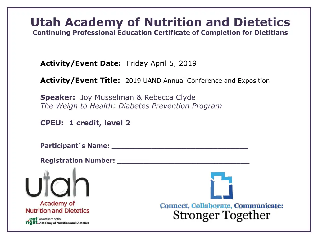 utah academy of nutrition and dietetics 5