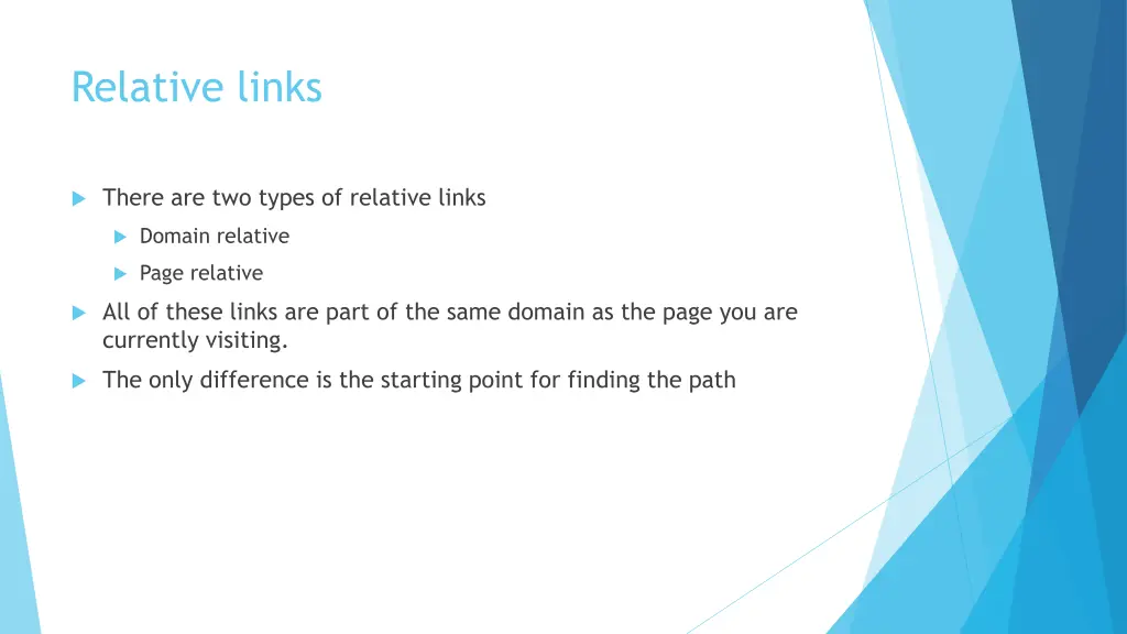 relative links 1