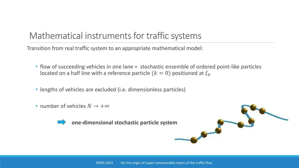 mathematical instruments for traffic systems
