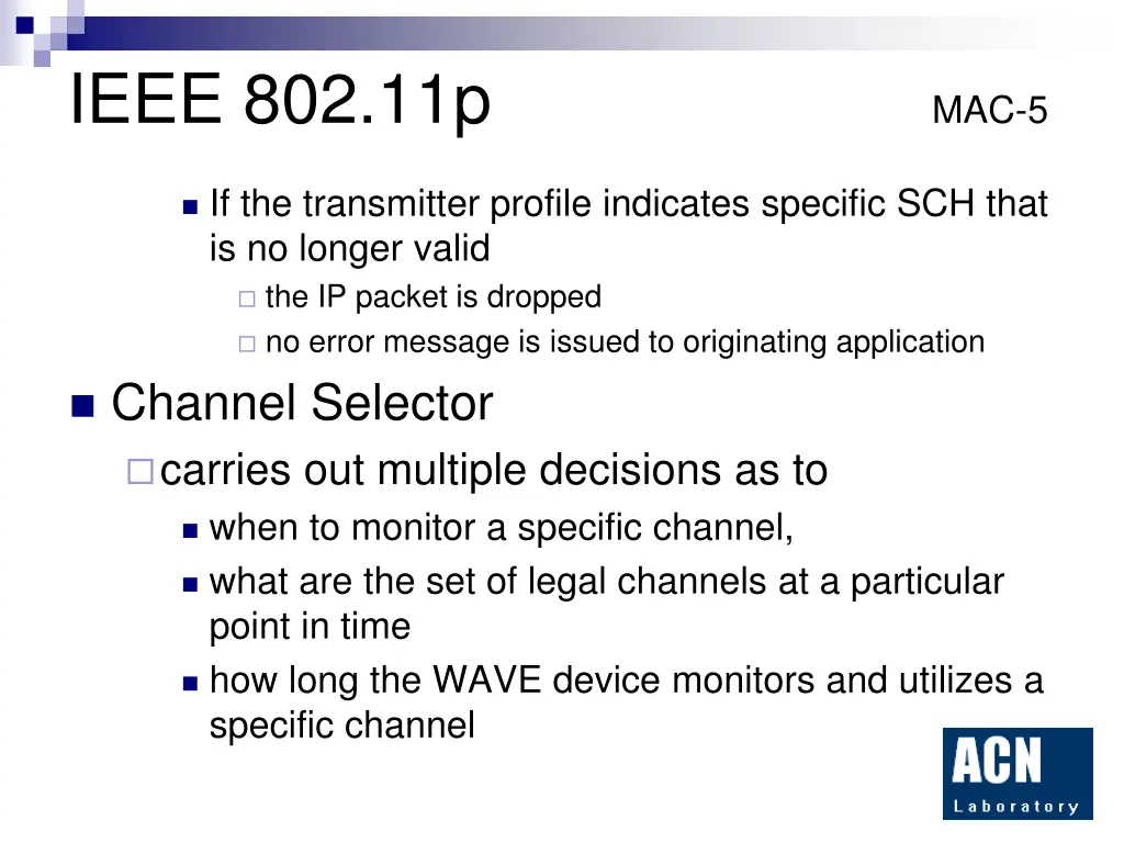 ieee 802 11p mac 5