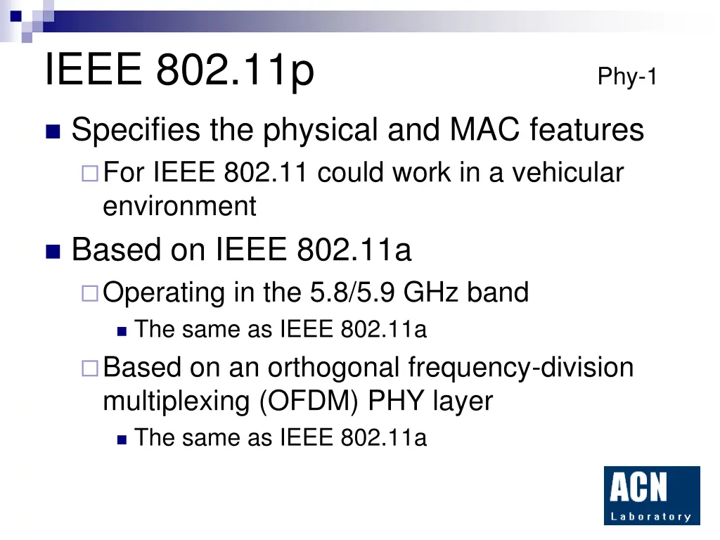 ieee 802 11p phy 1