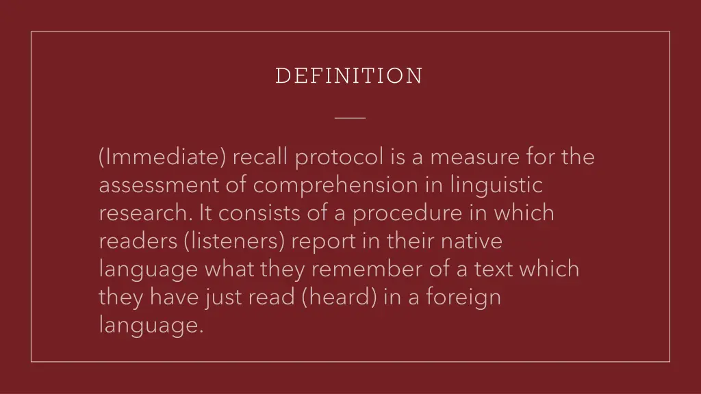 definition