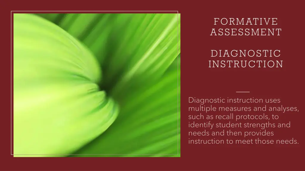 formative assessment