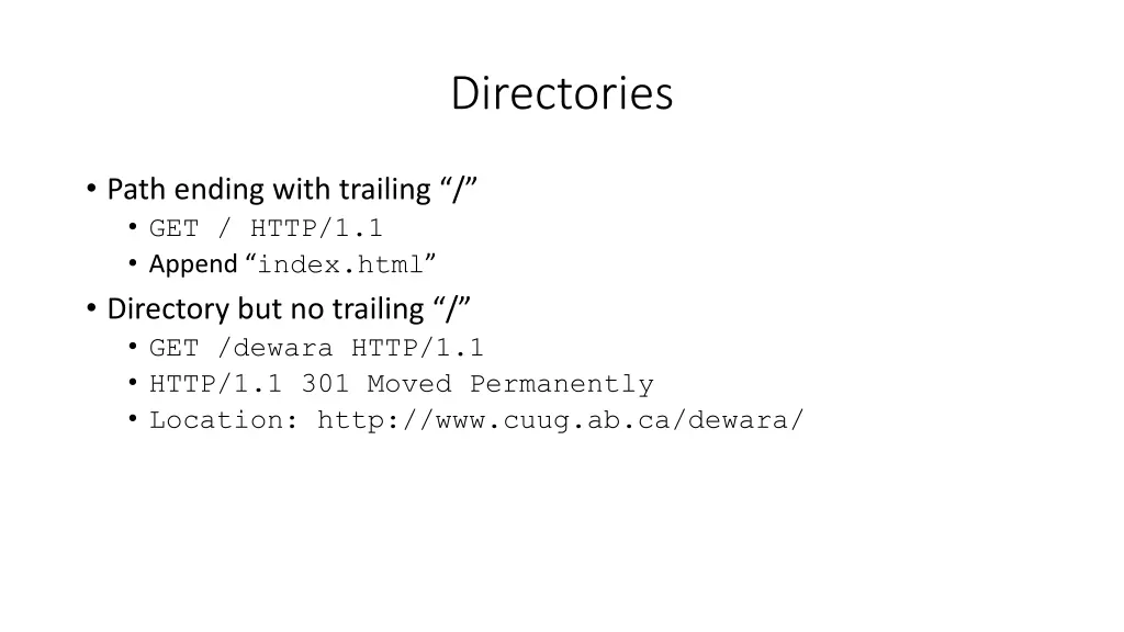 directories
