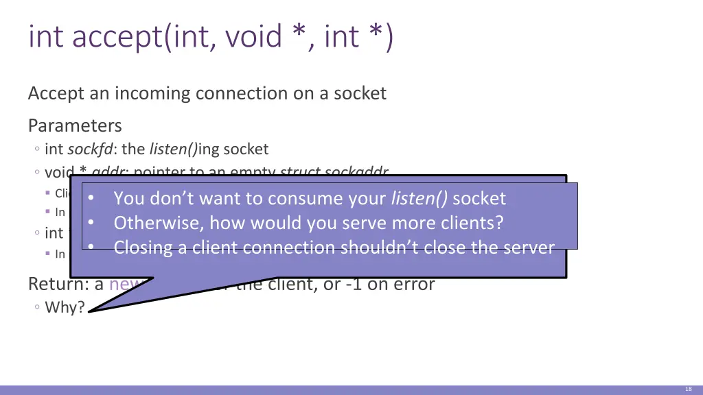 int accept int void int