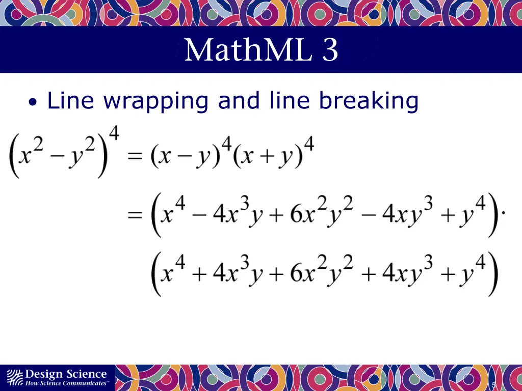 mathml 3