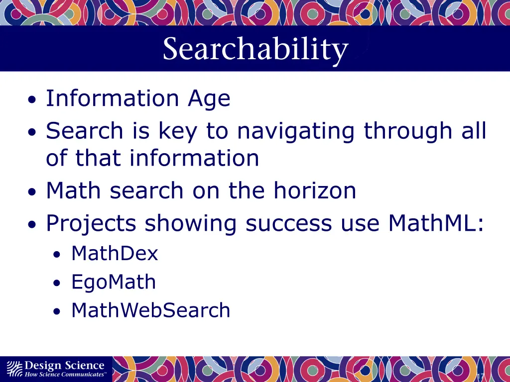 searchability