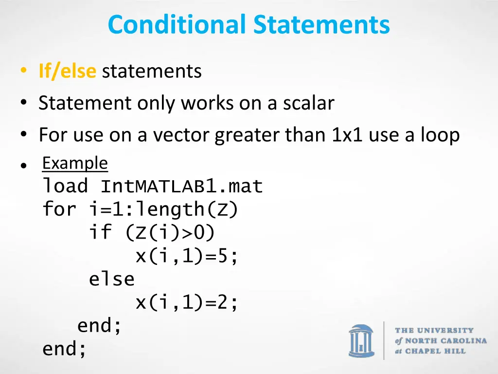 conditional statements 1