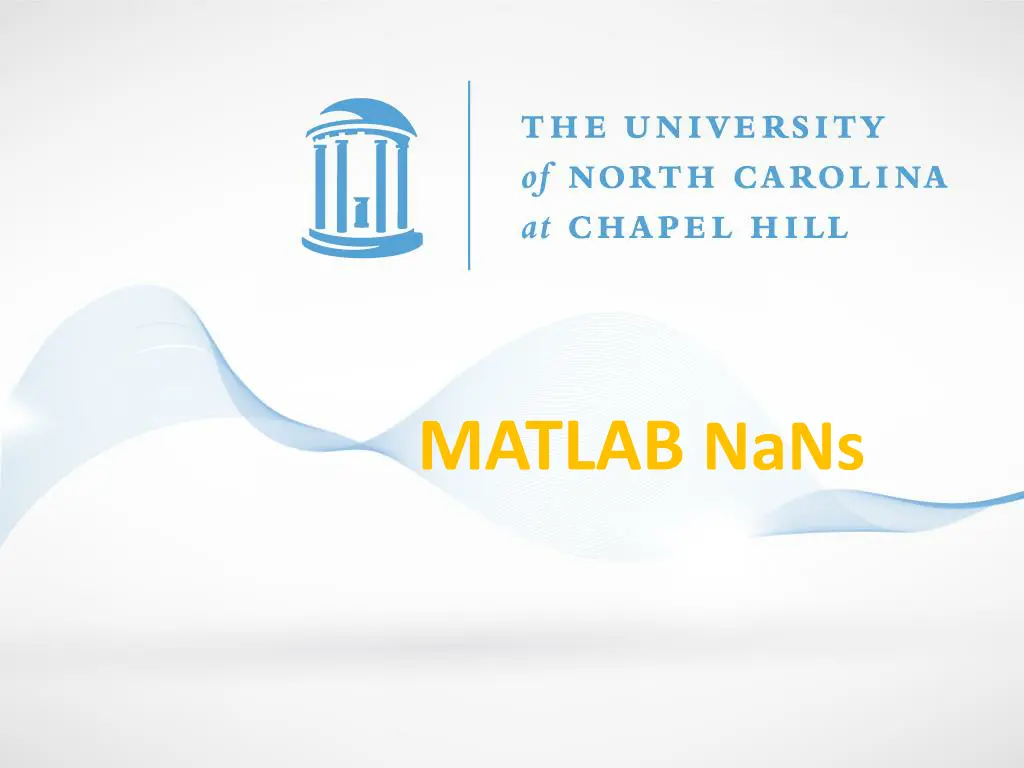 matlab nans