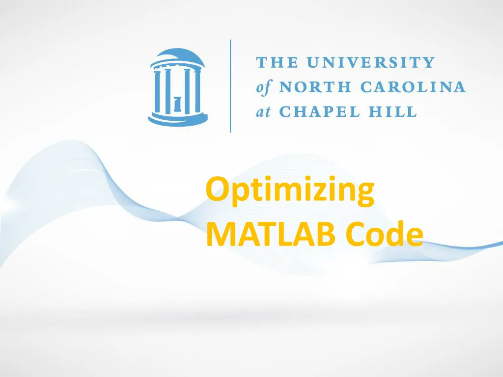 optimizing matlab code