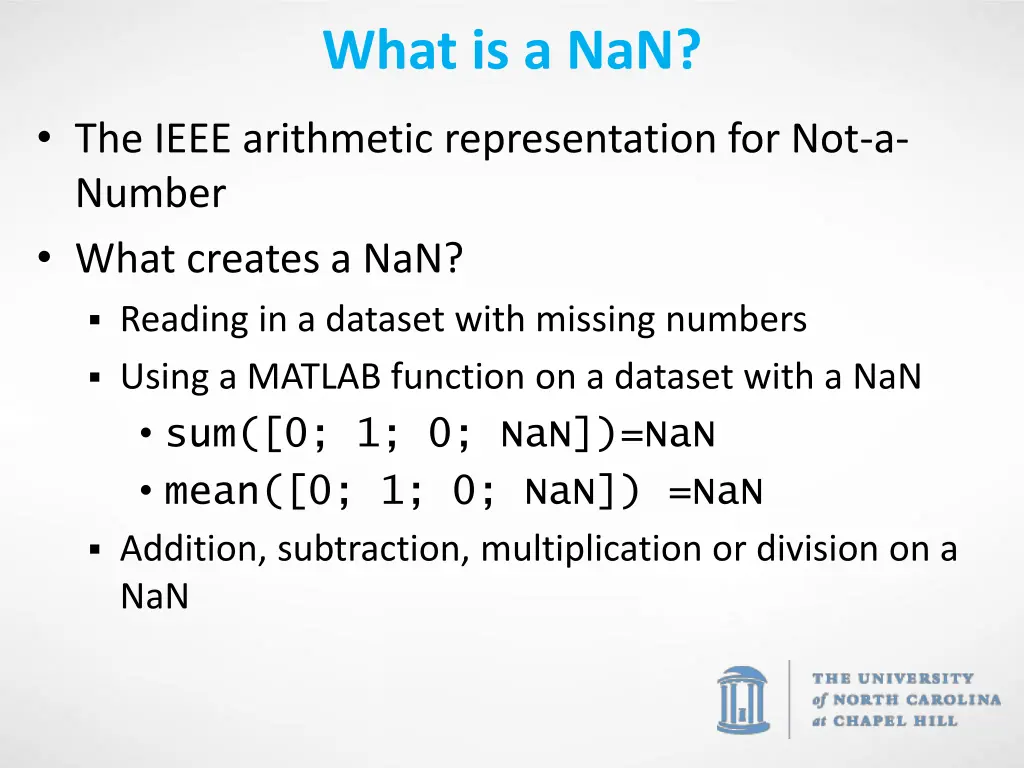 what is a nan