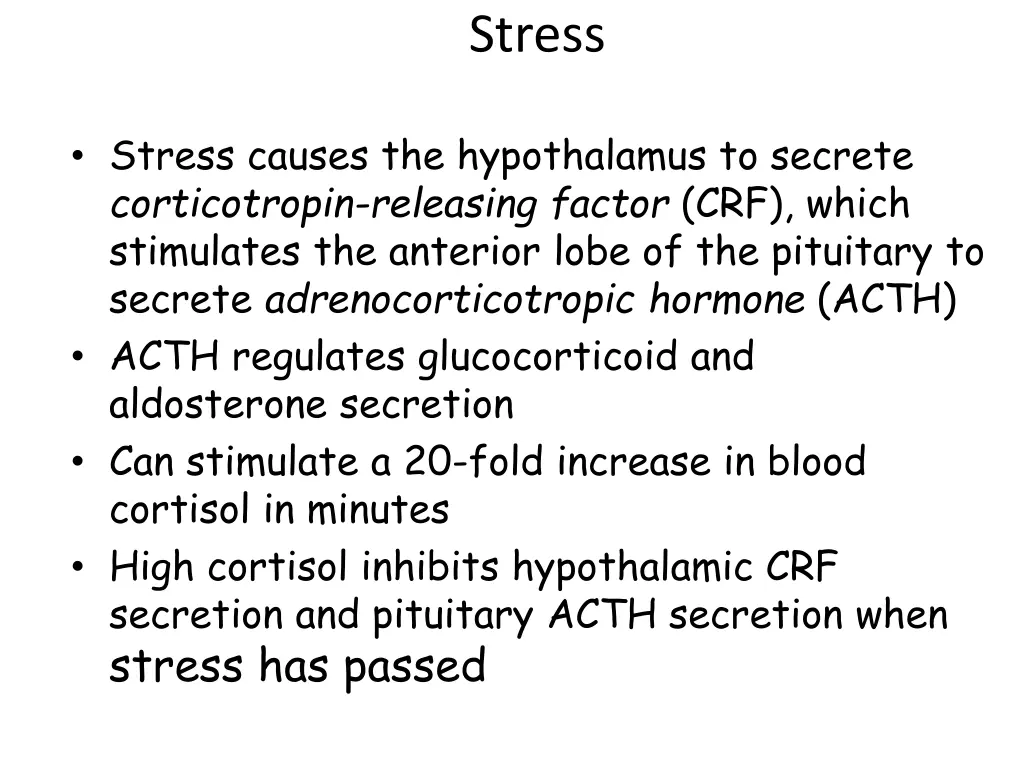 stress