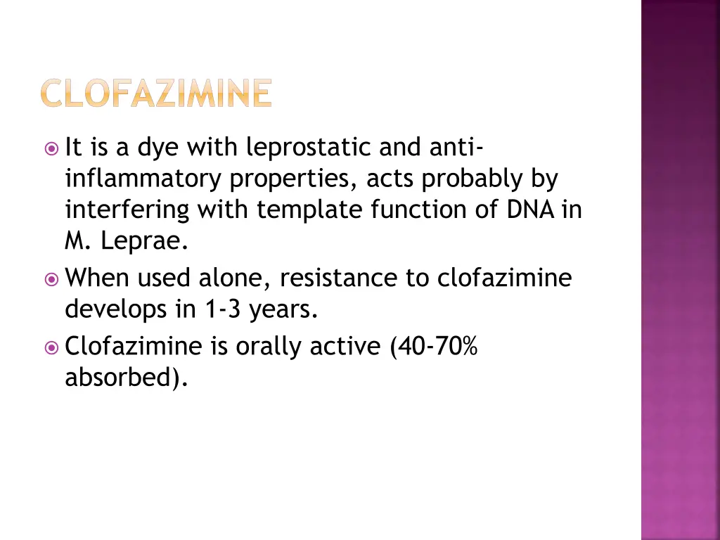 clofazimine