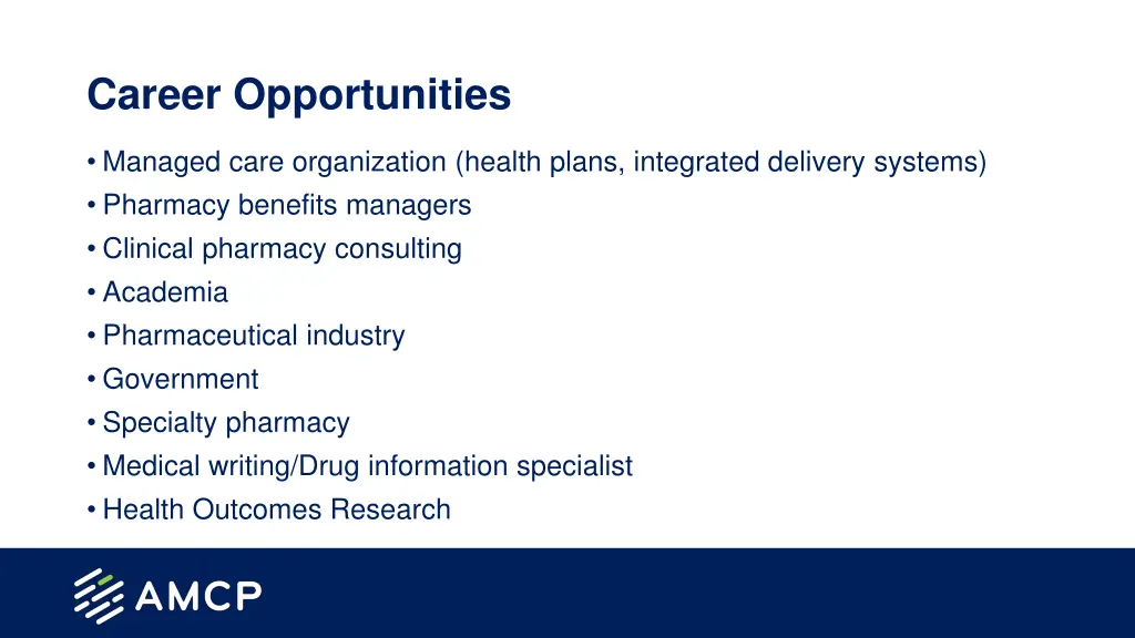 career opportunities