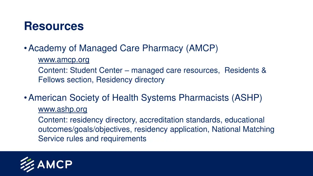 resources